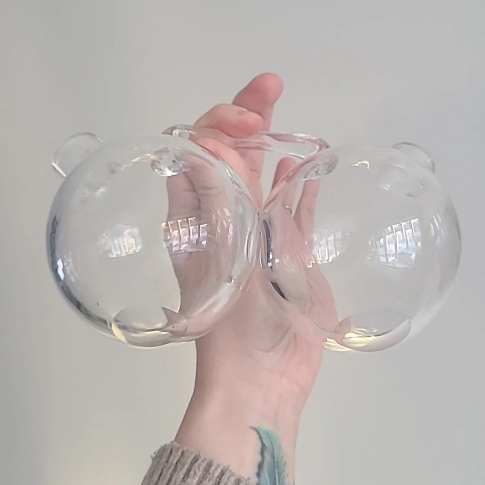 Vintage glass propagation vase - Picture 6 of 9